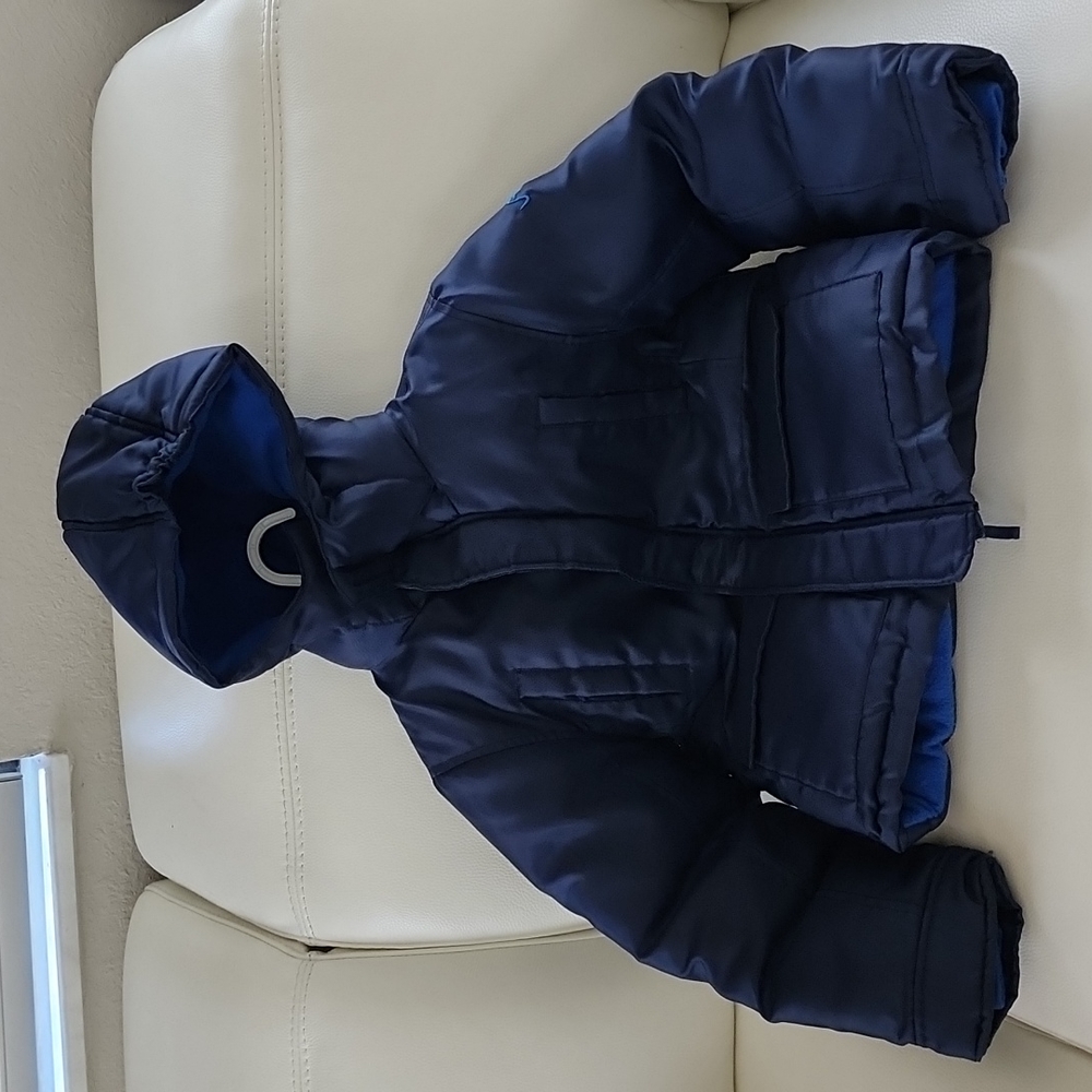 cold jacket for boys, size 7 , blue color